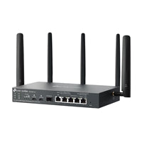 TP-Link Omada ER706WP-4G 4G+ Cat6 AX3000 Gigabit VPN Gateway with 4-Port PoE TP-Link Omada ER706WP-4G 4G+ Cat6 AX3000 Gigabit VPN Gateway with 4-Port PoE